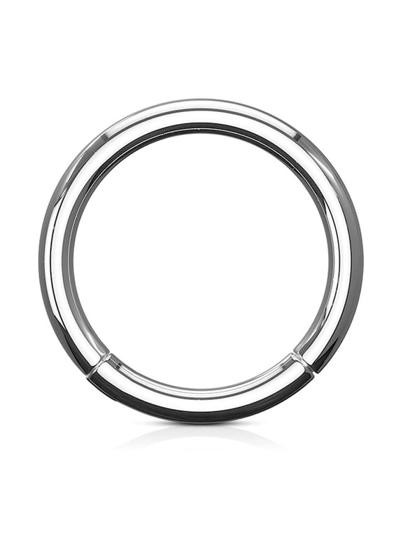 Hinged Seamless Septum Clicker Ring 316L Surgical Steel