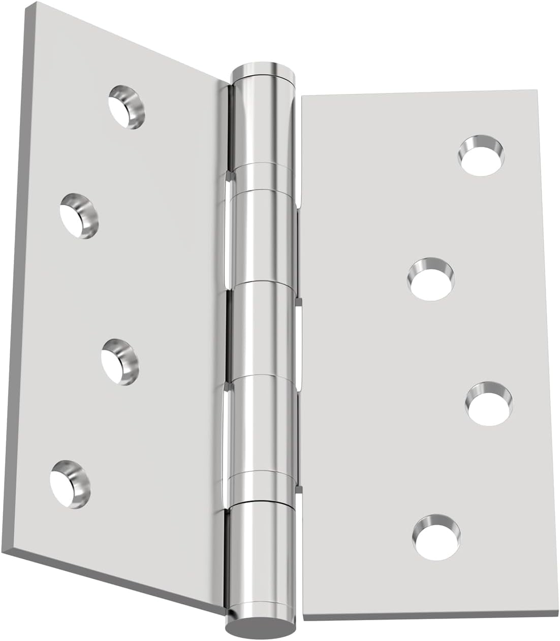 2-Pack 4 Inch 304 Stainless Steel Ball Bearing Door Hinges - Commercial Grade For Interior/Exterior Doors 2 thumbnail image