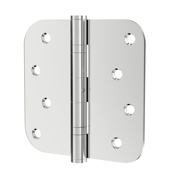 Hinges, 3 Pack Door Hinges 4 Inch Stainless Steel Hinges with Rounded 5/8-Inch Radius Corners Hinges Interior Door Hinge Heavy Duty Hinges for Bedroom Office Hallway