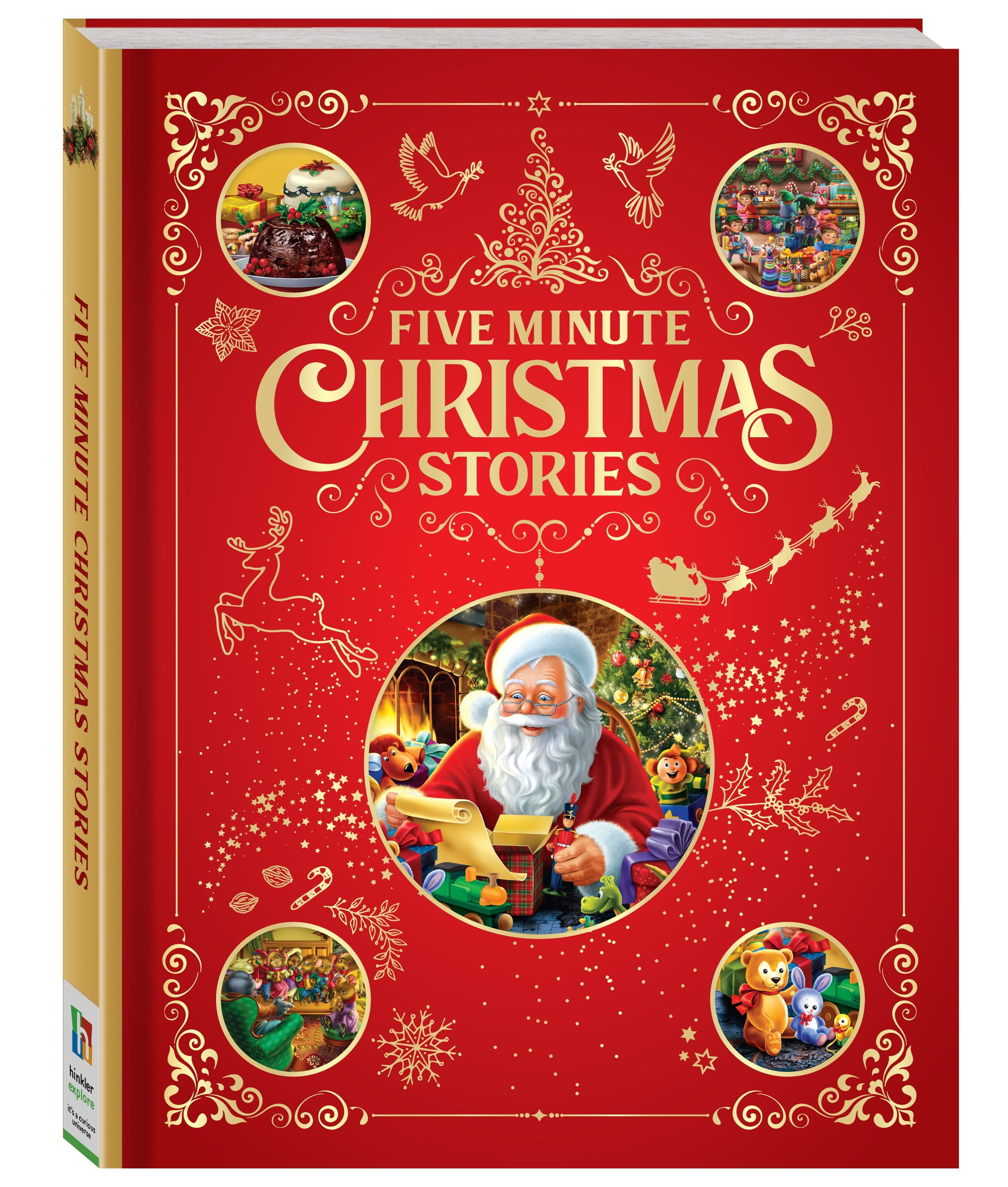 Hinkler Five Minute Christmas Stories Hardback Edition for All Ages