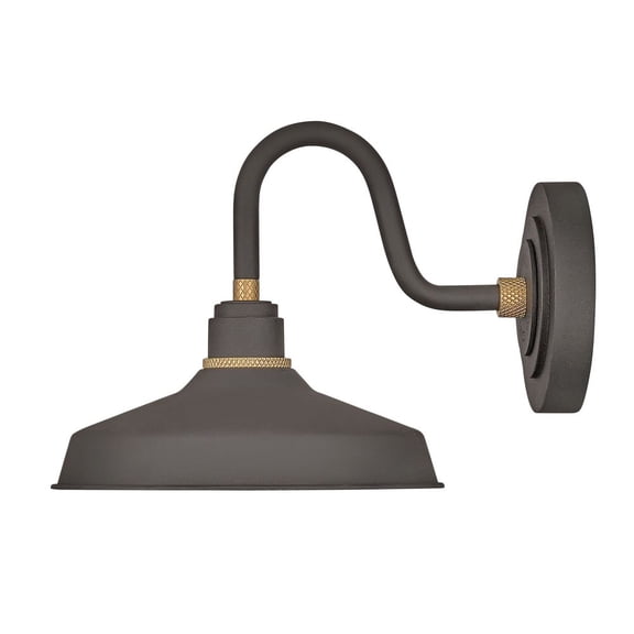 10231MR Hinkley Lighting Foundry Classic - 1 Light Small Outdoor Gooseneck Barn Light - Traditional and Industrial Style - 9.5 Inch Wide by 9.25 Inch