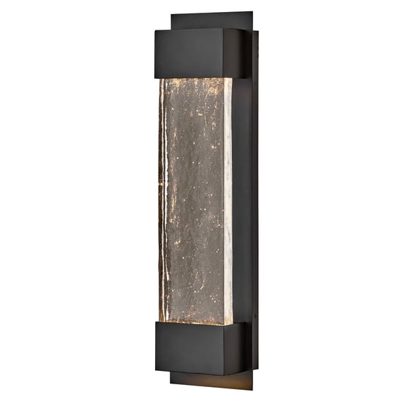 10595BK Hinkley Lighting Rune - 18W LED Large Outdoor Wall Lantern-24 Inches Tall and 6.25 Inches Wide