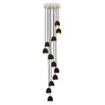 thumbnail image 1 of 12 Light Large Multi-Tier Chandelier In Modern-Glam Style 18.5 Inches Wide By 73 Inches High-Shell Black Finish Hinkley Lighting 35908Shb, 1 of 5