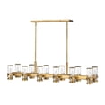 thumbnail image 1 of 38108HB Hinkley Lighting Reeve - 12 Light Linear Chandelier in Traditional-Transitional Style - 46 Inches Wide by 9 Inches High-Heritage Brass Finish, 1 of 5