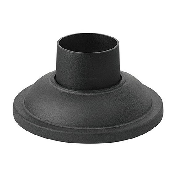 Hinkley Lighting 1304 7" Wide Cast Aluminum Pier Mount Base - Black