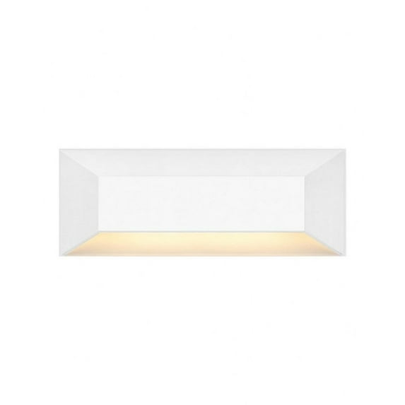 2.6W 1 Led Large Rectangular Deck Sconce In Modern-3 Inches Tall And 8 Inches Wide-Matte White Finish Hinkley Lighting 15228Mw