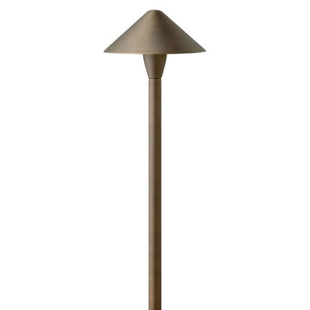 Low Voltage 1 Light Path Light 8 Inches Wide By 24 Inches High-Matte Bronze Finish-T3 Lamp Base Type Hinkley Lighting 16019Mz-Ll