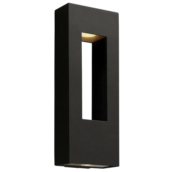 4 Inch 2 Light Large Outdoor Wall Lantern-Satin Black Finish-Gu10 Lamp Base Type Hinkley Lighting 1649Sk-Ll