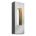 thumbnail image 1 of 1649TT-LL-Hinkley Lighting-Atlantis - 4 Inch 2 Light Large Outdoor Wall Lantern-Titanium Finish-GU10 Lamp Base Type, 1 of 7