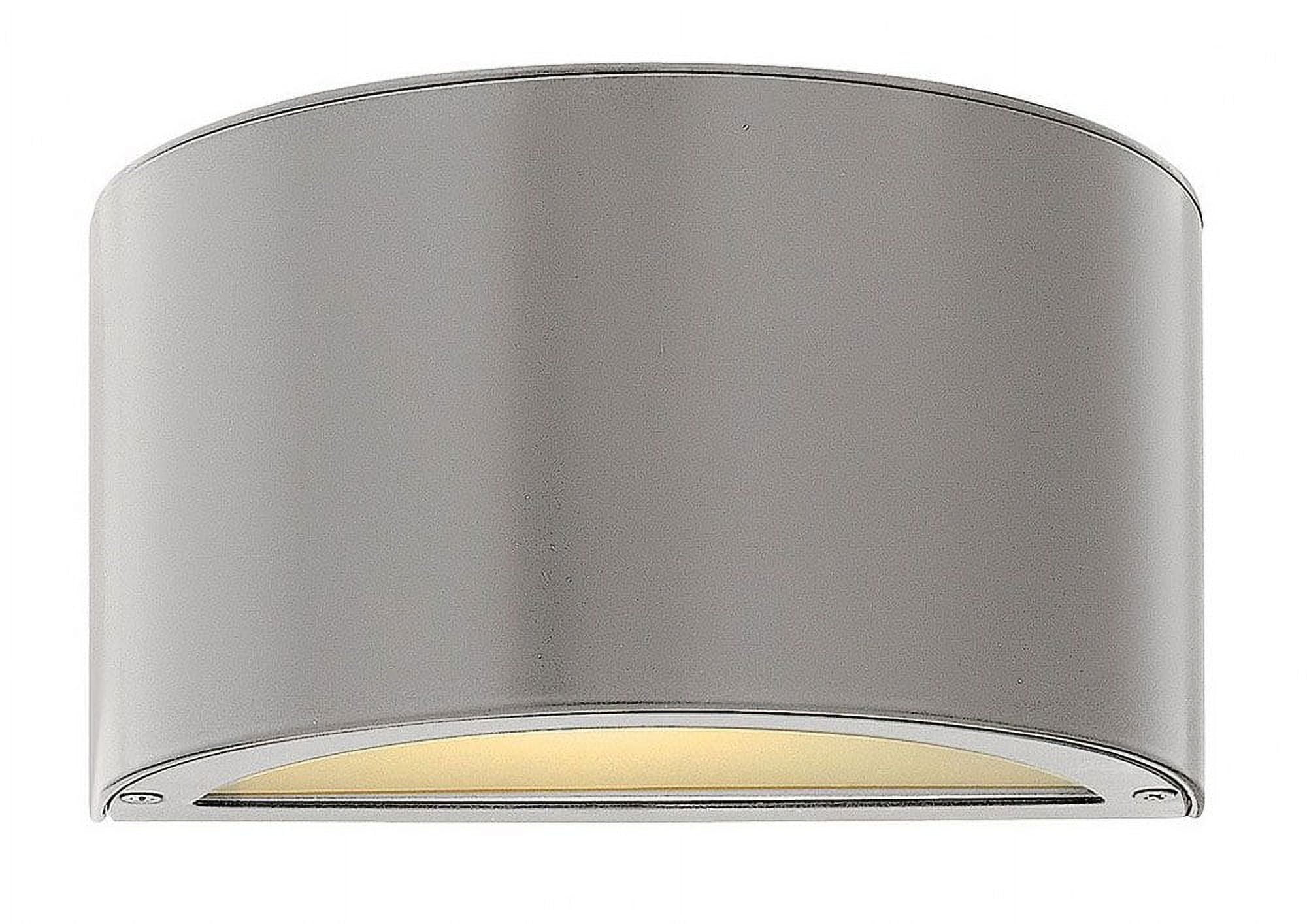 Luna Titanium 9" LED Dimmable Outdoor Wall Sconce