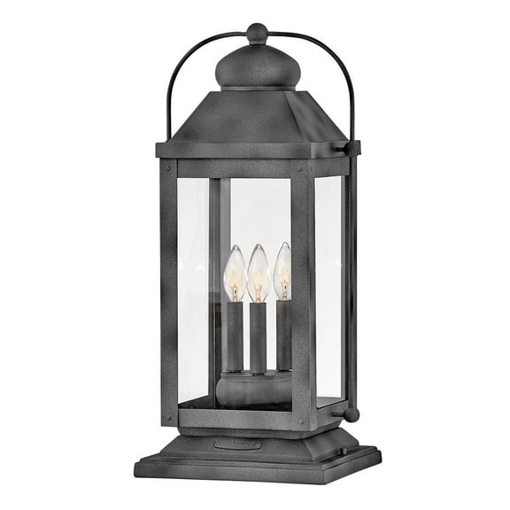 Hinkley Lighting-1857DZ-LL-Anchorage - Three Light Outdoor Pier Mount