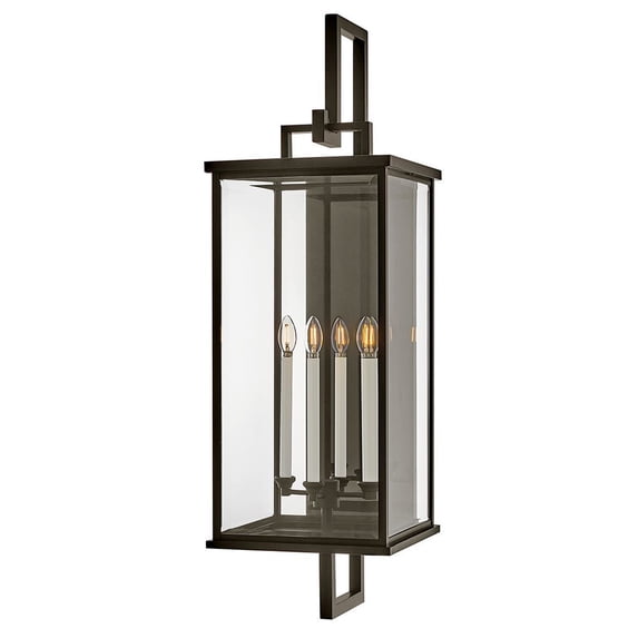 20019OZ Hinkley Lighting Weymouth - 20W 4 LED Outdoor Extra Large Wall Mount Lantern-45.5 Inch Tall and 14 Inch Wide-Oil Rubbed Bronze Finish