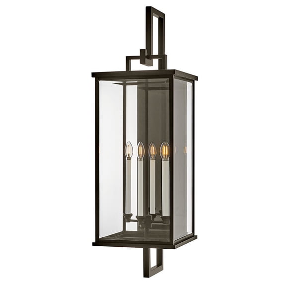 20019OZ Hinkley Lighting Weymouth - 20W 4 LED Outdoor Extra Large Wall Mount Lantern-45.5 Inch Tall and 14 Inch Wide-Oil Rubbed Bronze Finish
