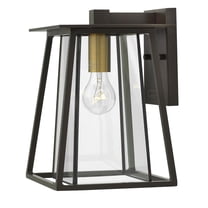 2100KZ Hinkley Lighting Walker - One Light Small Outdoor Wall Mount in Transitional and Craftsman Style - 8.25 Inches Wide by 12.25 Inches