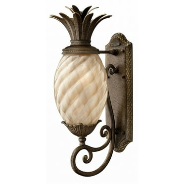 Hinkley Lighting 2120 Museum Black Plantation 1 Light 21" Tall Outdoor Wall Sconce