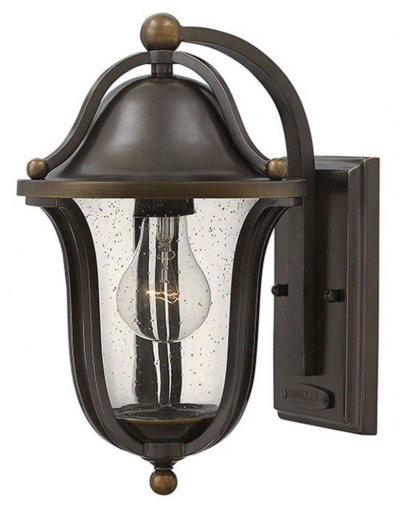 Hinkley Lighting 2640 1-Light 12.25" Height Outdoor Lantern Wall Sconce from the Bolla Collection - image 1 of 2