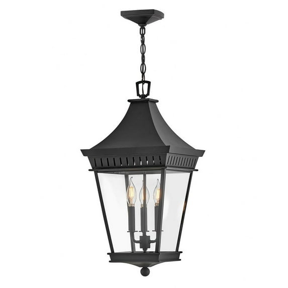 27092MB-Hinkley Lighting-Chapel Hill - 15W 3 LED Outdoor Large Hanging Lantern In Traditional Style-26 Inches Tall and 12.5 Inches Wide