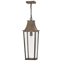28892BU-Hinkley Lighting-Georgetown - 12W 1 LED Outdoor Large Hanging Lantern-24.5 Inch Tall and 8.5 Inch Wide-Burnished Bronze Finish