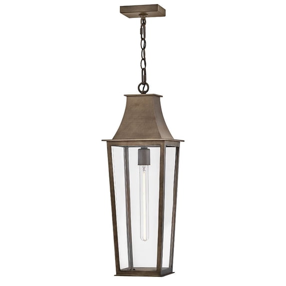 28892BU Hinkley Lighting Georgetown - 12W 1 LED Outdoor Large Hanging Lantern-24.5 Inch Tall and 8.5 Inch Wide-Burnished Bronze Finish