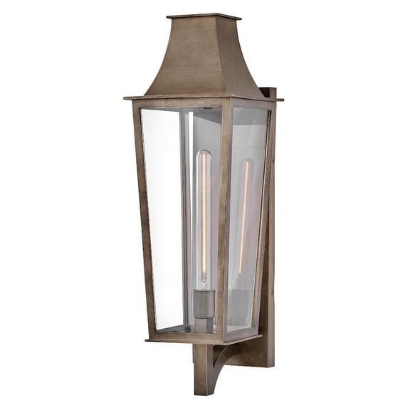 28895BU-Hinkley Lighting-Georgetown - 12W 1 LED Outdoor Large Wall Mount Lantern-26.75 Inch Tall and 8.5 Inch Wide-Burnished Bronze Finish