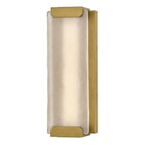 28974HB-Hinkley Lighting-Zayde - 8W LED Outdoor Medium Wall Mount Lantern-16 Inch Tall and 6 Inch Wide-Heritage Brass Finish