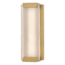28974HB-Hinkley Lighting-Zayde - 8W LED Outdoor Medium Wall Mount Lantern-16 Inch Tall and 6 Inch Wide-Heritage Brass Finish