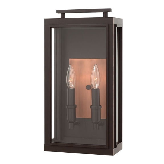 Hinkley Lighting 2914 17" Height 2-Light Outdoor Wall Sconce from the Sutcliffe Collection