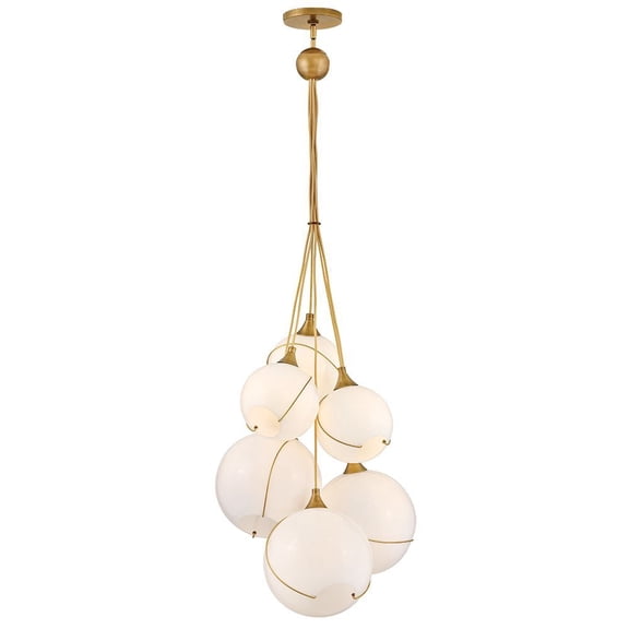 30306HBR-CO Hinkley Lighting Skye - 60W 6 LED Medium Multi-Tier Chandelier-58 Inches Tall and 24 Inches Wide