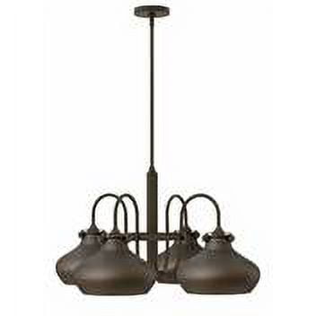 Hinkley Lighting 3048CM Congress 28"W 4 Light 1 Tier Chandelier,Chrome