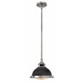 thumbnail image 1 of 1 Light Small Pendant In Traditional-Industrial Style 11.75 Inches Wide By 9 Inches High-Aged Zinc Finish Hinkley Lighting 3122Dz, 1 of 4