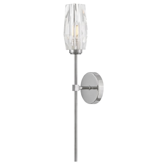 38250PN Hinkley Lighting Ana - 5W 1 LED Large Wall Sconce-25 Inch Tall and 5.25 Inch Wide