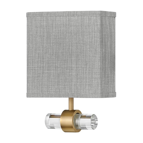 Hinkley Lighting 41601HB Luster 8" Wide Galerie Integrated Led Wall Sconce - Brass