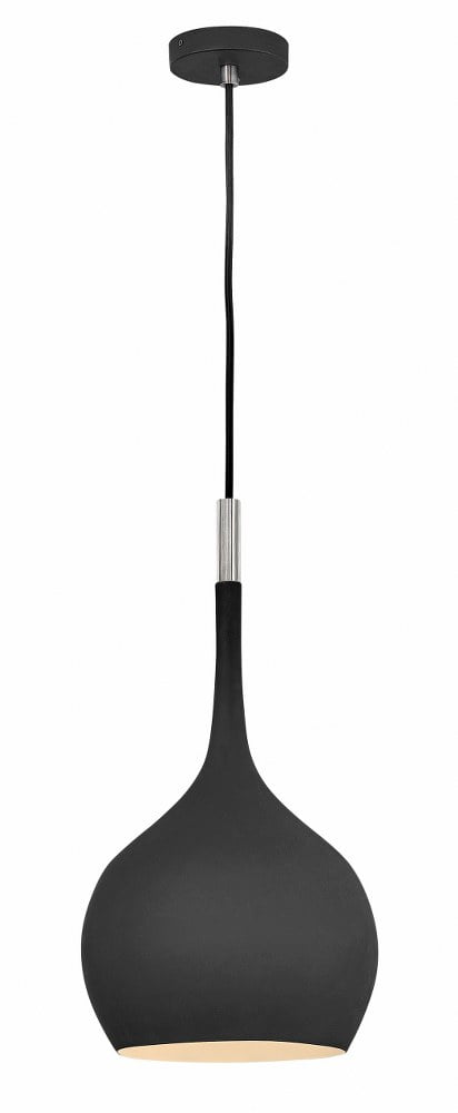 Ziggy 12" Chalk White and Heritage Brass LED Pendant Light