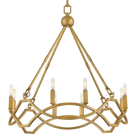 Hinkley Lighting - Leona - 40W 8 LED Medium Chandelier In Traditional Style-42