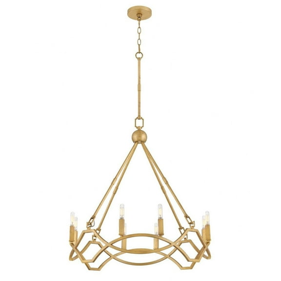 Hinkley Lighting - Leona - 40W 8 LED Medium Chandelier In Traditional Style-42