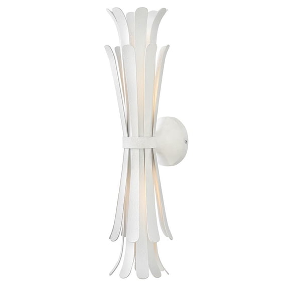 47690TXP Hinkley Lighting Reina - 14W 2 LED Large Wall Sconce-23.75 Inch Tall and 6.25 Inch Wide-Textured Plaster Finish