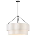 thumbnail image 1 of 47735BK Hinkley Lighting Gwen - 40W 8 LED Medium Drum Chandelier-27.75 Inch Tall and 32 Inch Wide-Black Finish, 1 of 9