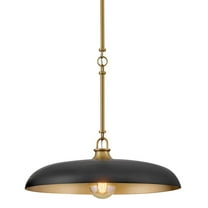 Hinkley Lighting 48167 Sadie 18" Wide Pendant - Lacquered Brass / Black