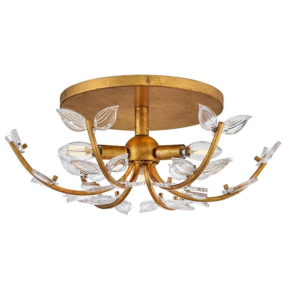 48283DA Hinkley Lighting Aliso - 15W 3 LED Medium Semi-Flush Mount-7.75 Inch Tall and 20 Inch Wide