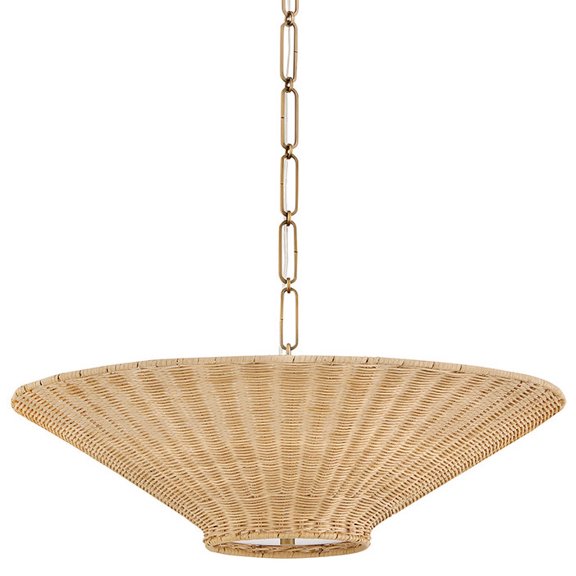 Hinkley Lighting 48457 Delia 4 Light 24" Wide Led Pendant - Brass