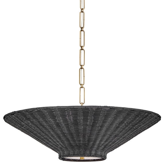 Hinkley Lighting 48457 Delia 4 Light 24" Wide Led Pendant - Brass