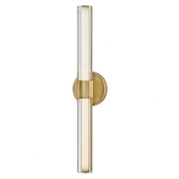 Georgette - Light Lacquered Brass Brass - LED Steel