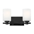 thumbnail image 1 of 54622BK Hinkley Lighting Karlie - 2 Light Bath Vanity in Transitional Style - 13.25 Inches Wide by 7.5 Inches High-Black Finish, 1 of 6