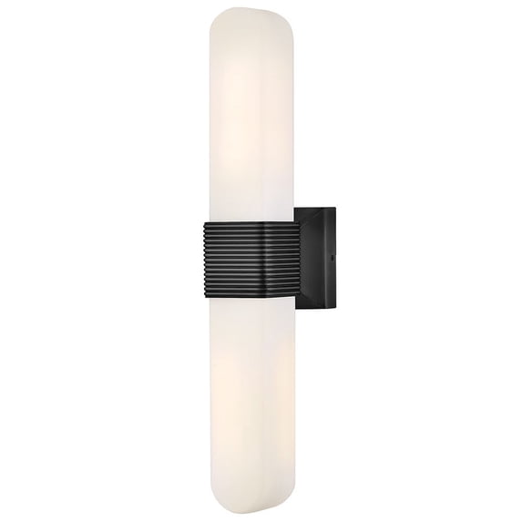 55182PBO Hinkley Lighting Cotes - 10W 2 LED Large Wall Sconce-21 Inches Tall and 4.5 Inches Wide-Painted Black Oxide Finish
