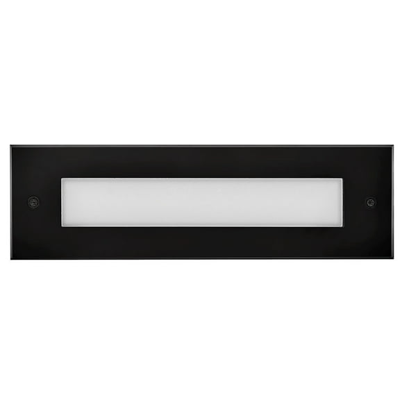 Hinkley Lighting 55345 Single Dash 10" Wide 120V Led Step Light - Stainless Steel Black