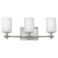 thumbnail image 1 of Hinkley Lighting 57553 Laurel 3 Light 19.5" Wide Bathroom Vanity Light - Nickel, 1 of 3