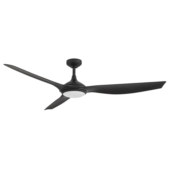 Hinkley Lighting 906864FMB-LDD Talan 64" 3 Blade Indoor Led Ceiling Fan - Black
