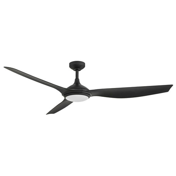 Hinkley Lighting 906864-Ldd Talan 64" 3 Blade Indoor Led Ceiling Fan - Black
