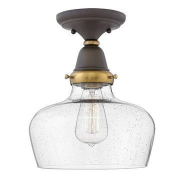 Hinkley Lighting - Academy - 1 Light School House Flush Mount in