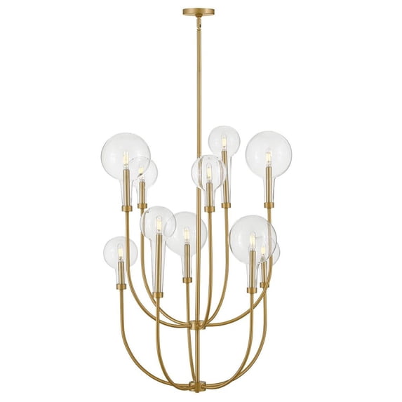 Hinkley Lighting - Alchemy - 50W 10 LED Medium Chandelier-40 Inches Tall and 30